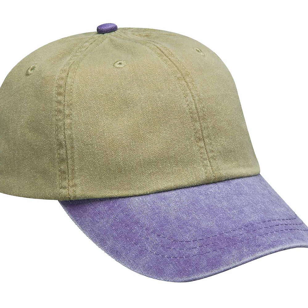 OPTIMUM-KHAKI W/CONTRAST CAP | Whispering-Pines-Sportswear | Baseball Caps