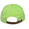 OPTIMUM SOLID PIGMENT DYED CAP NEON GREEN