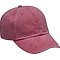 OPTIMUM SOLID PIGMENT DYED CAP NAUTICAL RED