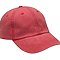 OPTIMUM SOLID PIGMENT DYED CAP RED