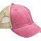 OLLIE DISTRESSED CAP NAUTICAL RED / TAN