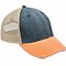 OLLIE DISTRESSED CAP NAVY / TANGERINE
