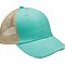 OLLIE DISTRESSED CAP SEAFOAM / TAN