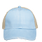 OLLIE DISTRESSED CAP BABY BLUE / TAN