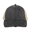 OLLIE DISTRESSED CAP BLACK / TAN