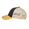 OLLIE DISTRESSED CAP BLACK / MUSTARD
