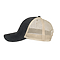 OLLIE DISTRESSED CAP CHARCOAL / TAN