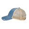OLLIE DISTRESSED CAP DENIM / TAN NEW
