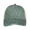 OLLIE DISTRESSED CAP FOREST / TAN