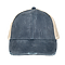 OLLIE DISTRESSED CAP (MIDNIGHT) NAVY / TAN