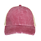OLLIE DISTRESSED CAP NAUTICAL RED / TAN