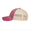 OLLIE DISTRESSED CAP NAUTICAL RED / TAN