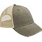 OLLIE DISTRESSED CAP OLIVE / TAN
