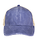OLLIE DISTRESSED CAP PURPLE / TAN