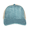 OLLIE DISTRESSED CAP TEAL / TAN